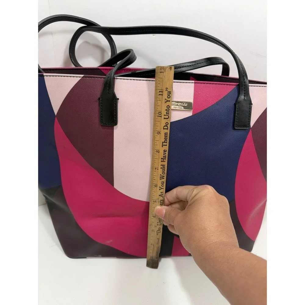 Kate Spade Tote Bag Shore Street Multicolor Pink Margarretta Purse Handbag Tote - Picture 4 of 14